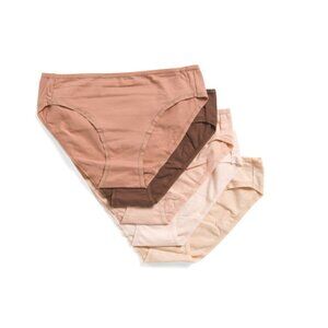 RENE REFE Multi 5pk Organic Cotton Blend Bikini Style Underwear